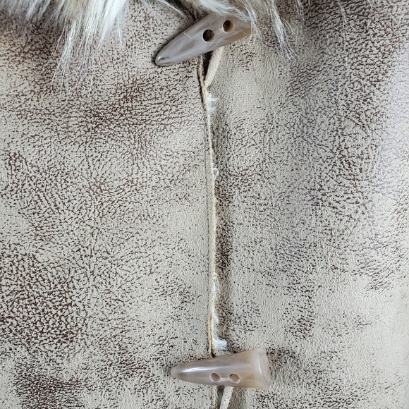 NWOT Dennis Basso Faux Fur/ Suede Vest - Picture 4 of 9